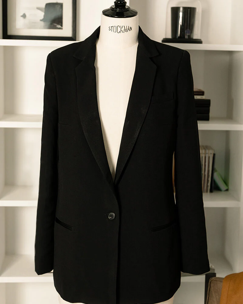 Marcel - en crepe noir - Image 7