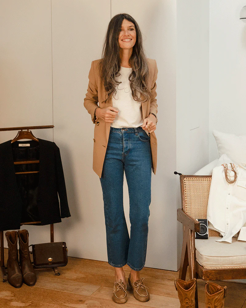 Albert - en crepe beige - Image 11