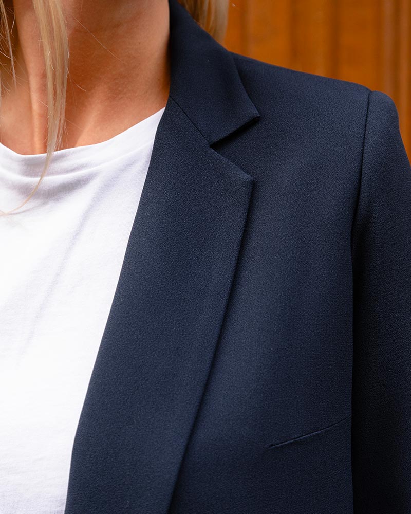 Albert - en crêpe navy - Image 9