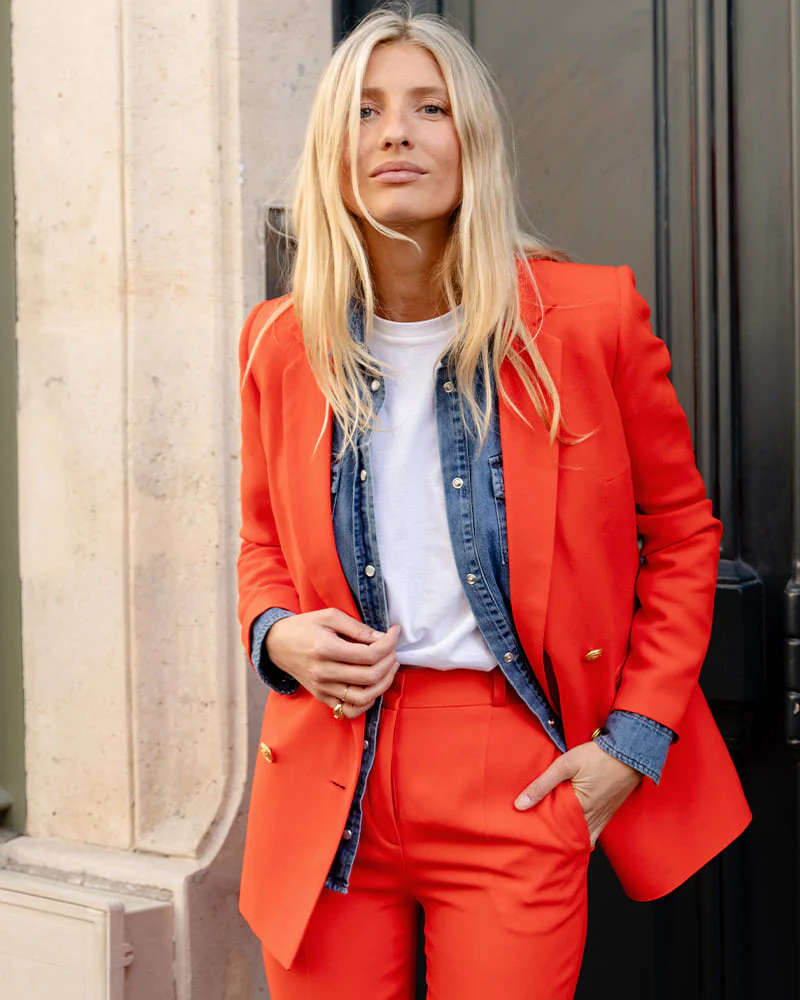 Albert - en crepe orange - Image 11
