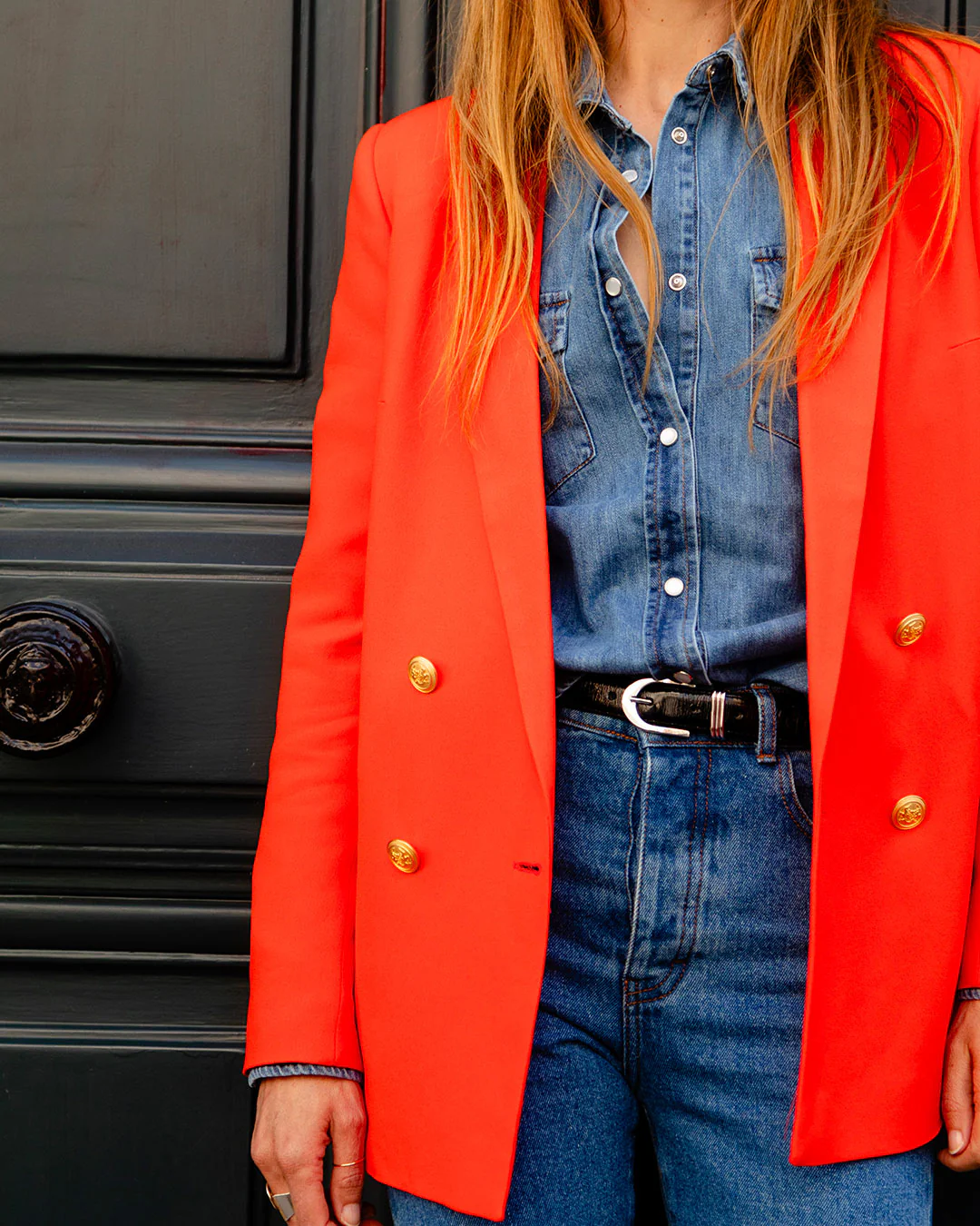 Albert - en crepe orange - Image 4