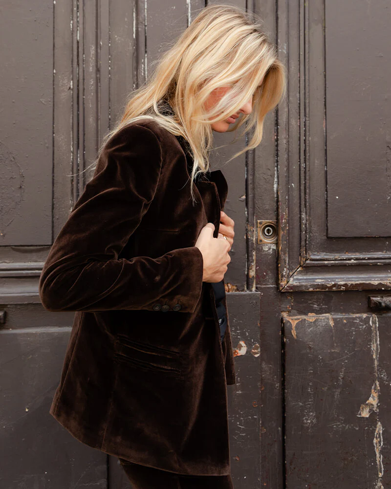 Lionel velours chocolat - Image 5