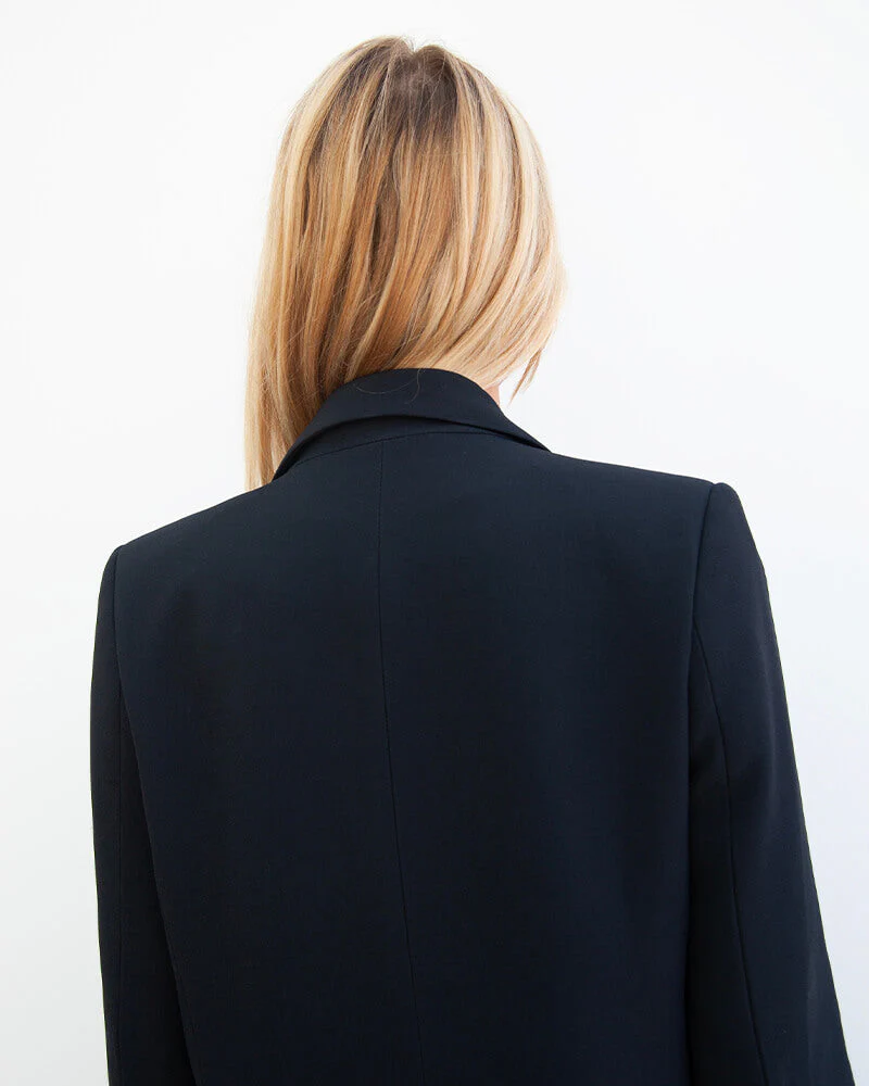 Marcel - en crepe navy - Image 10