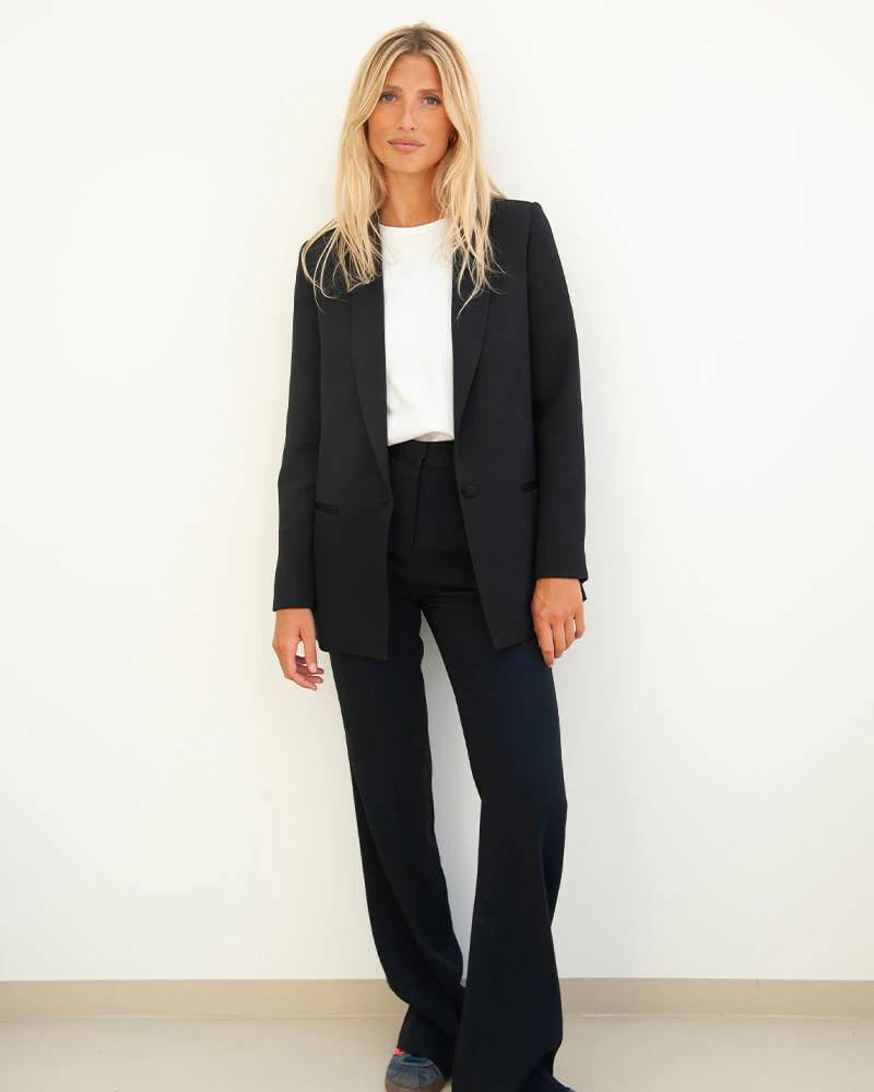 Marcel - en crepe navy - Image 5
