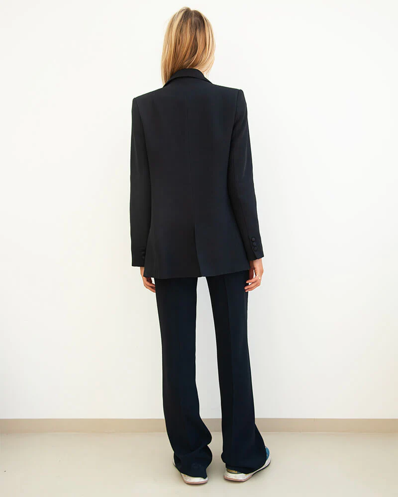 Marcel - en crepe navy - Image 8