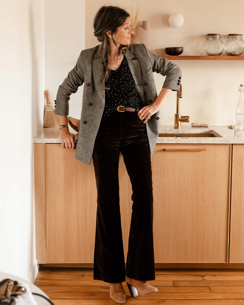 Ariane velours chocolat - Image 11