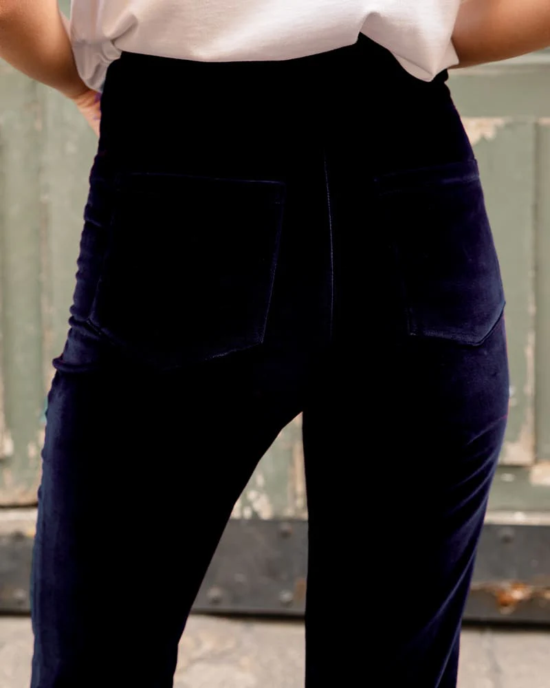 Ariane velours navy - Image 4