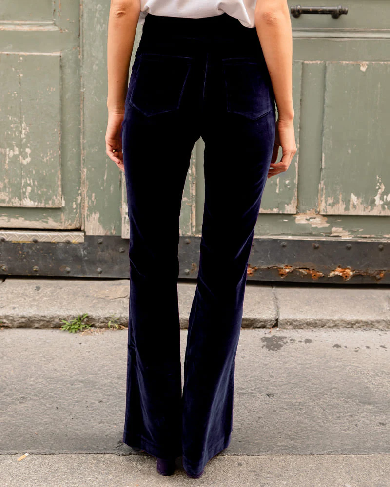 Ariane velours navy - Image 5